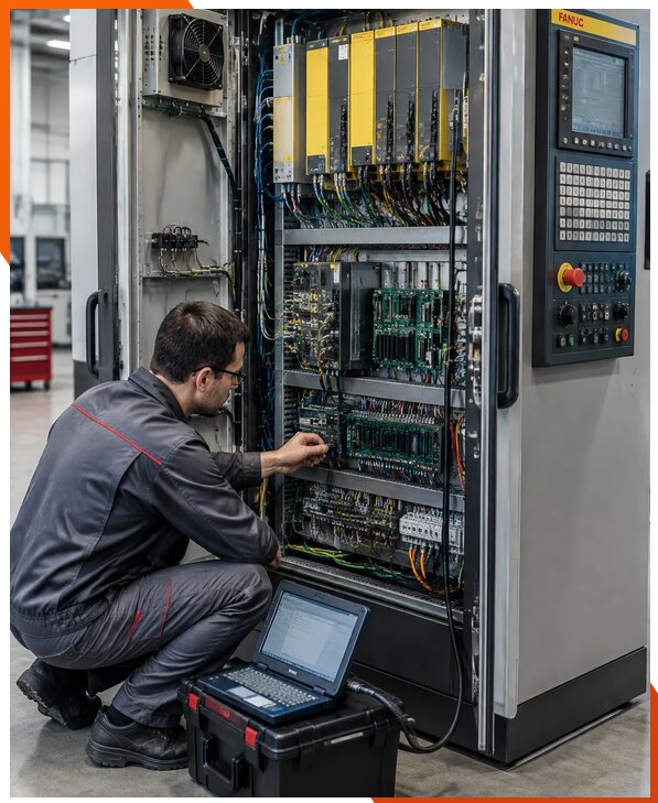 Ремонт систем ЧПУ FANUC промышленных станков в Ессентуках