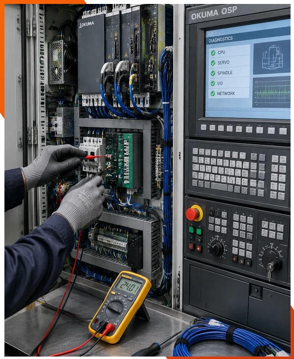 Ремонт систем ЧПУ Okuma OSP в Ессентуках